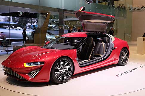 Nanoflowcell - La QUANT F dimostra come sia possibile abbinare prestazioni elevate alla sostenibilità ambientale, senza rinunciare al massimo piacere di guida. width=