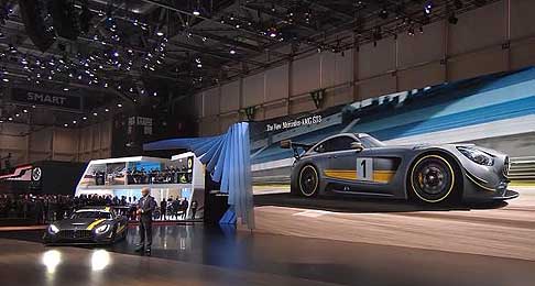 Mercedes - La supersportiva Mercedes-Benz GT3, è stata presentata all’Auto Show of Geneve 2015 width=