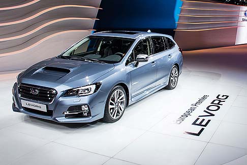 Subaru - La sport tourer Subaru Levorg, il cui acronimo significa (LEgacy eVOlution touRinG), promette massimo comfort sia durante i viaggi lunghi, sia nella mobilità quotidiana. width=