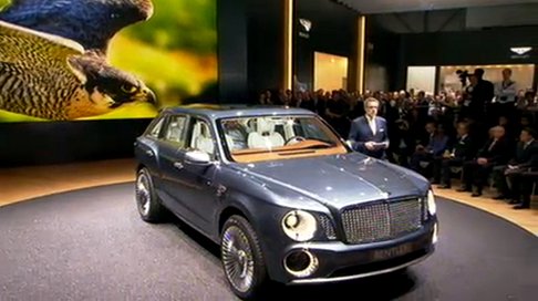 Bentley - Bentley EXP 9 Falcon Suv Concept al Geneva Motor Show 2012 width=