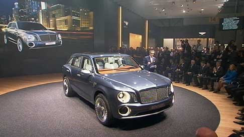 Bentley - bentleysuv concept EXP 9F al press day di Ginevra 2012 width=