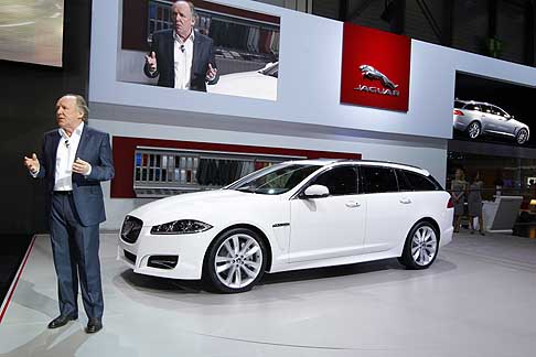 Jaguar - Jaguar Geneva 2012 press conference per la nuova Jaguar XF Sportbrake width=