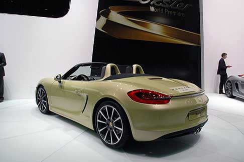 Porsche - Stand Porsche per l´anteprima mondiale della nuova Boxster a Ginevra 2012 - © salon-auto.ch width=