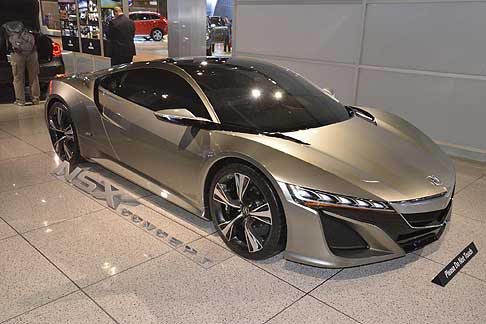 Honda - Tra le Concept di casa Honda al Salone di Los Angeles 2012 spicca anche Honda NSX per le sue linee sportive width=