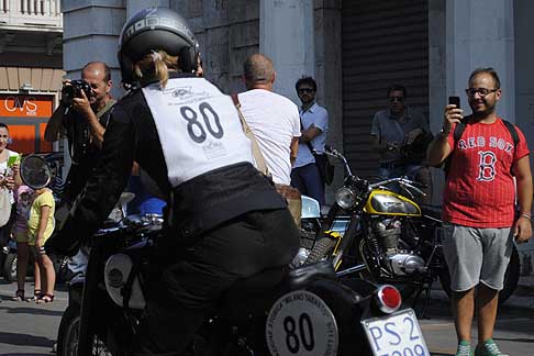 Milano Taranto 2015 - Mondial sport 160cc ledy Balestra Paola di Bra (CN) giunta quarta di categoria Classe 125cc storiche width=