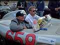 Mika Hakkinen e Juan Manuel Fangio nella città eterna fotografati da Automania