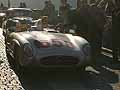 Preparativi per la partenza da Roma con l´auto sotica di Hakkinen e Fangio