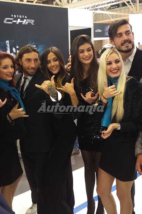 Vip al Motor Show 2016 - Vip al Motor Show con Vittorio Brumotti ex campione mondiale di bike trial e Giorgia Palmas, ex velina