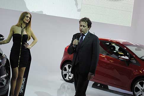 Kia Motors - Press day allo stand Kia Motors al Motor Show width=
