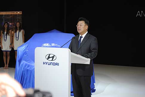 Hyundai - Presentazione iniziale dello stand Hyundai al Motor Show width=