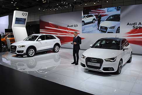 Audi - Panorama Anteprime Europea e Italiana della vettura Audi A1 Sportback e Audi Q3 width=