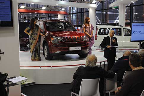 Mahindra - Anteprima tutta europea per suv Mahindra XUV500 a Bologna 2011 width=