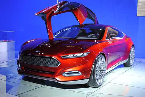 Ford - Supercar Ford Evos Concept al Motor Show width=