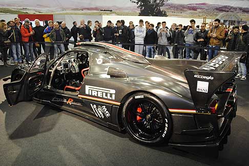 Motor Show - Pagani Zonda Revolucion al padiglione 26 al Motor Show di Bologna 2014 per la 39^ edizione width=