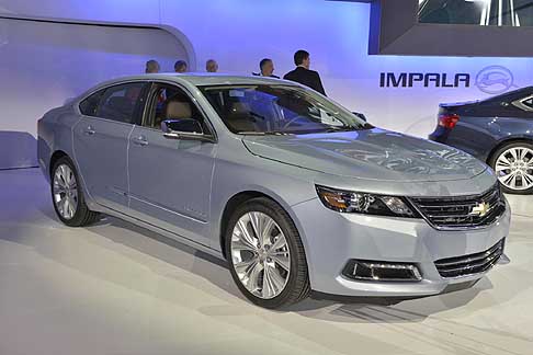 Chevrolet - Chevrolet Impala il top di gamma è rappresentato da un motore 6 cilindri a V capace di produrre 306 cavalli e 355 nm di coppia width=