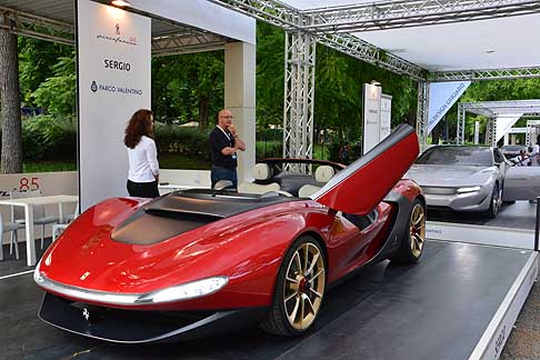 Parco Valentino - Ferrari Sergio Pinifarina e il prototipo Pininfarina Cambiano width=