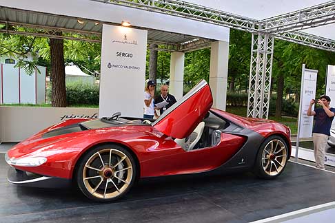 Parco Valentino - Ferrari Sergio Pinifarina. Tributo Pininfarina è stato organizzato per celebrare gli 85 anni di attività dell’azienda cambianese width=