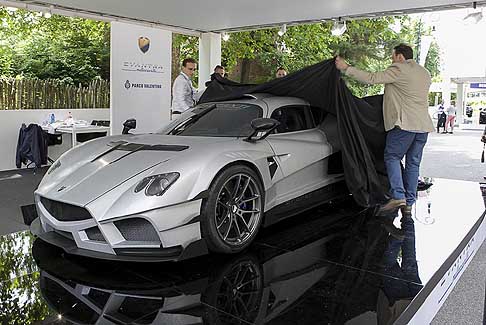 Parco Valentino Supercar Evantra Evantra Mille Cavalli - Evantra Millecavalli concept in anteprima mondiale al Salone dell´Auto di Torino 2016