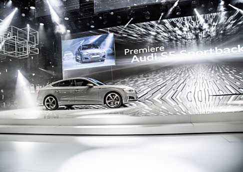 Audi - L´Audi S5 Sportback è alimentata da un 3.0 TFSI con 354 CV di potenza e spinta da trazione quattro di serie.