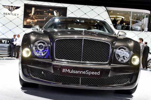 Bentley - Bentley Mulsanne Speed. Equipaggiata con 537 CV con 395 kW, 1.100 Nm di coppia width=