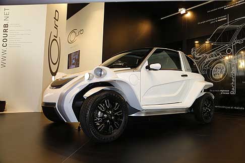 Courb - Courb C-zen è una vettura completamente elettrica, alimentata da batterie al litio ricaricabili attraverso l´energia elettrica di 220 Volt e con autonomia di circa 120 km width=