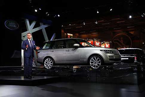 Land Rover - Land Rover Design Director & Chief Creative Officer, Gerry McGovern, speaking at the Paris Motor Show Press Conference width=