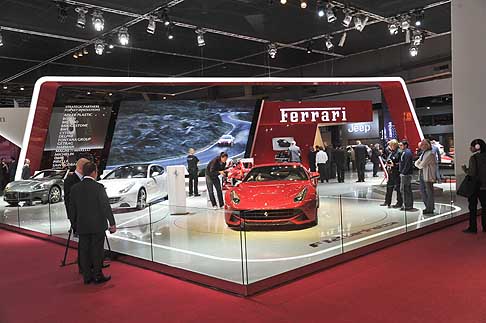 Ferrari - Panoramica stand Ferrari al Paris Motor Show 2012 width=
