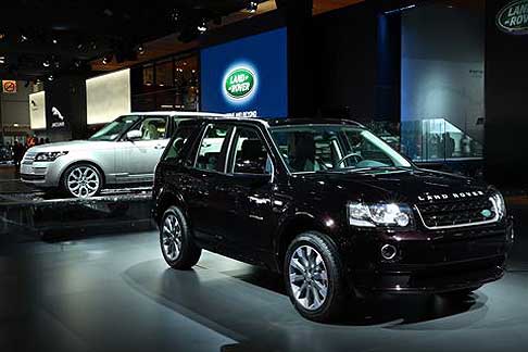 Land Rover - Land Rover made an impact in Paris with the motor show debut of the all-new Range Rover and the European show debut of the revised 2013 Land Rover Freelander 2 width=
