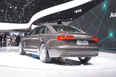 Audi - Audi A6 L e-tron concept rappresenta per Audi un passo importante verso il futuro della mobilità elettrica del mercato cinese.  width=