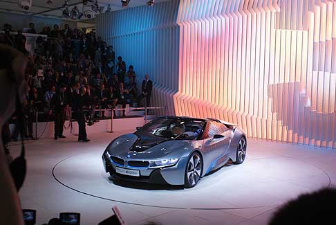 BMW - BMW i8 Concept Spyder auto elettrica al Salone di Pechino 2012 width=