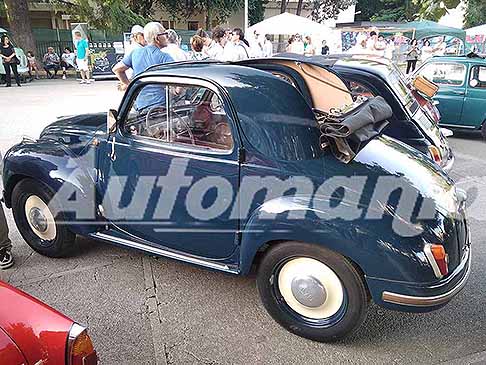 Auto Classic Tour - Fiat 500 Topolino auto storica esposte a Piazza Giuseppe Garibaldi di Acquaviva delle Fonti - Bari. Manifestazione itinerante Le Perle del Sud 2025