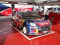 La vettura di Sebastien Loeb che si è ritirata, già appagato della vittoria del tittolo Rally WRC 2012. Foto by Automania