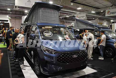 Fiere di Parma - FUrgone Ford City Camp esposto al 14° Salone del Camper edizione 2024 presso Fiere di Parma