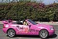 Derapate con la Mercedes coupè della Stuntwoman Romina