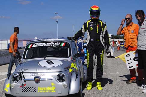 Trofeo Autodromo del Levante - Minicar Gara 1 Trofeo del Levante con la Fiat 500 pilota Montanaro Oronzo secondo in griglia width=