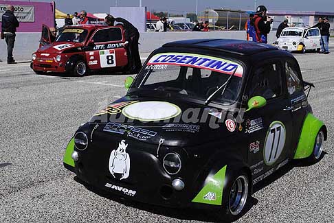Gara Bicilindriche Trofeo del Levante 2016 - Prima fila bicilindriche in Gara 1 Currenti Monaco al Trofeo Autodromo del Levante 2016, 1^ Prova