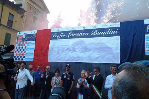 Premiato Daniel Ricciardo - Daniel Ricciardo, pilota vincitore del Trofeo Lorenzo Bandini 2014 width=