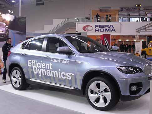 BMW - Roma MotechEco 2011 - BMW X6 Activehybrid alla Fiera di Roma 2010 width=