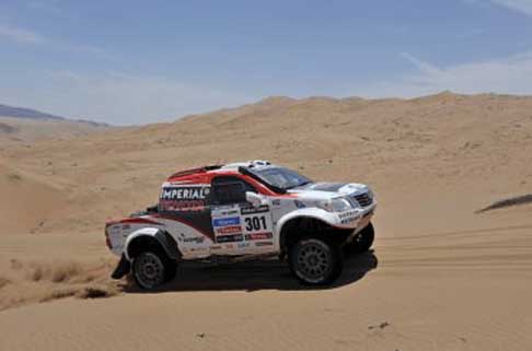 Rally Raid - Dakar 2014 categoria cars pick-up Toyota tappa Rosario - San Luis width=