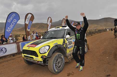 Dakar 2014 - Vincitori dakar 2014 categoria Car la Mini All4 Racing di Nini Roma e Perin Michel width=