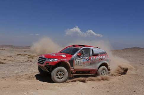 Dakar 2014 - Dakar 2014 stage 9 la car Haval in azione width=