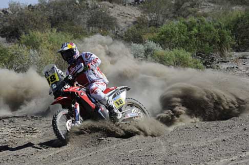 Dakar 2014 - Dakar 2014 stage 2 vince la tappa Sunderland su moto Honda width=