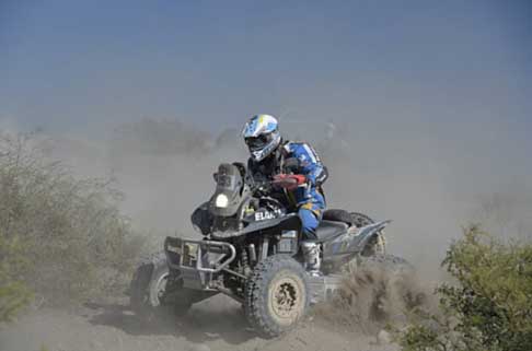 Dakar 2014 - Dakar 2014 2° stage quad Honda di Bonetto Lucas giunto secondo width=