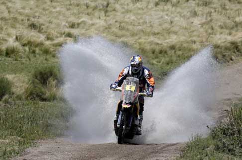 Dakar 2014 - Dakar 2014 Stage 1 la moto KTM del biker Faria Ruben width=