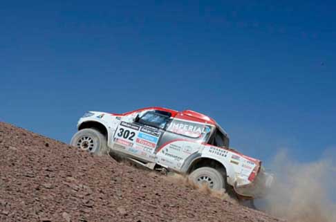 Dakar 2014 - Dakar 2014 stage 11: la Toyota di Giniel de Villiers che perde la terza poszione nella classifica generale width=