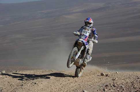 Dakar 2014 - Dakar 2014 stage 11: biker francese Xavier De Soultrait width=