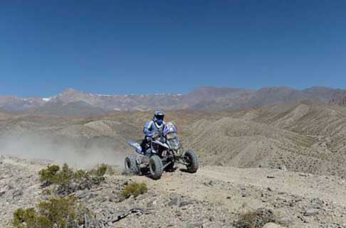 Dakar 2014 - Dakar 2014 stage 4 su Quad Yamaha Sergio Lafuente width=