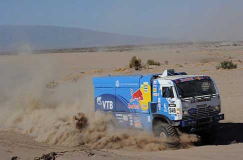 Dakar 2014 - Dakar 2014 stage 5 Truck Kamaz del driver Dmitry Sotnikkov vincitore di tappa width=