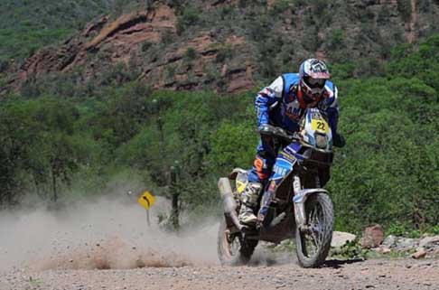 Dakar 2014 - Dakar 2014 stage 6 moto Sherco Duclos Alain vincitore della tappa width=
