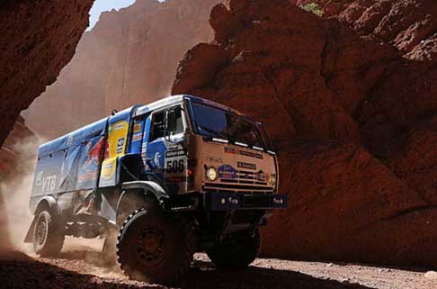 Dakar 2014 - Dakar 2014 stage 6 truck Kamaz driver Karginov Andrey width=